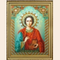 Набор для вышивания бисером КАРТИНЫ БИСЕРОМ "Икона "Святой целитель Пантелеймон" 